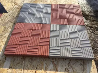 Тротуарная плитка Паркет